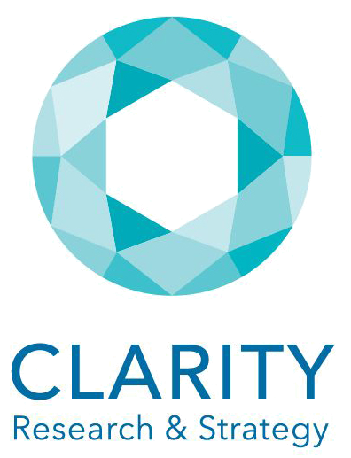 Clarity Research and Strategy Stacked Logo - Cropped