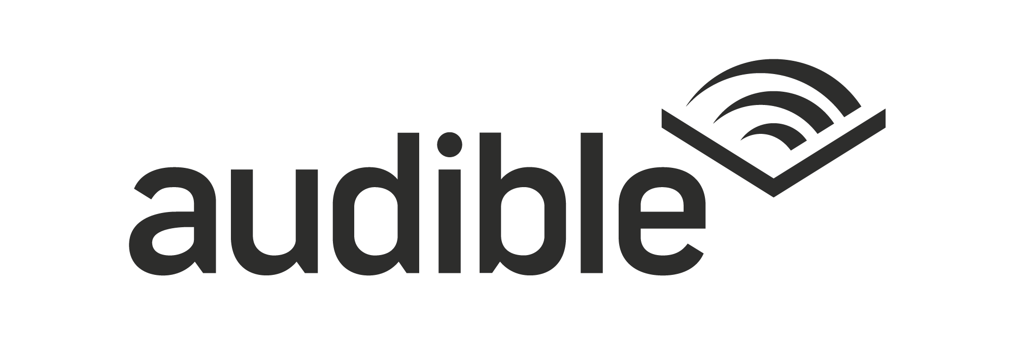 Audible Black and White Logo