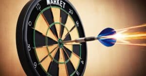 Metaphor: Imagine a dartboard representing the target market, with a dart zooming towards it, symbolizing the campaign's effort to reach and engage the target.